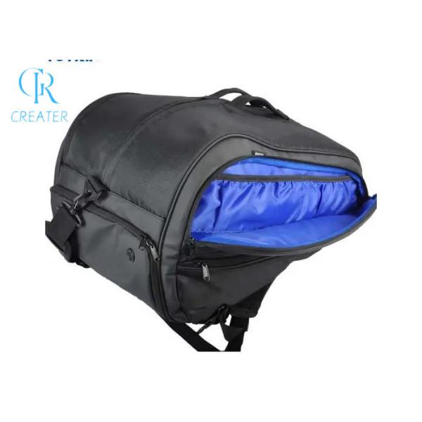 Polyester Pickleball Racket Bag Big Capacity Black With Shoes Wareh Ouse