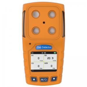 China OC-904A Portable multi gas detector, LED display, 4in1 alarm, Audible-visual alarm, Vibration alarm, on sale