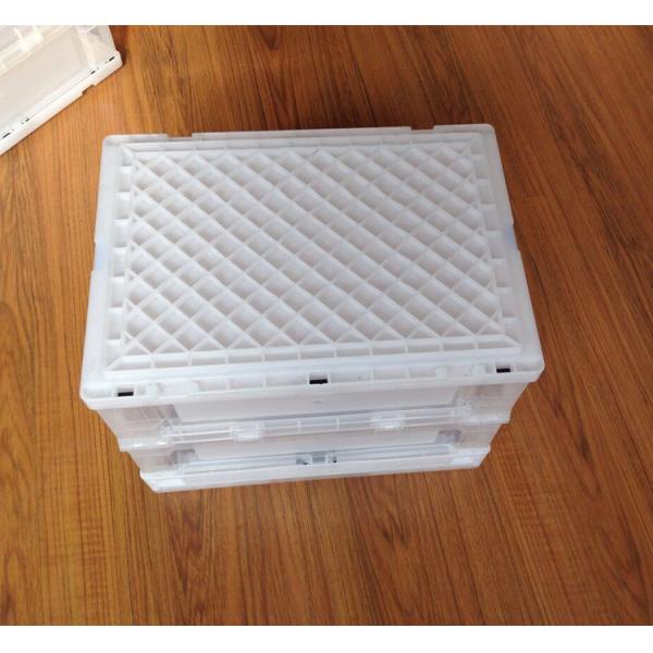 360*260mm Collapsible Storage Crates Plastic Polypropylene Loading Strengthening