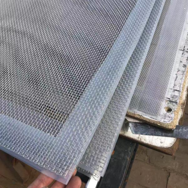316L Stainless Steel Grommet Screen High-Temp Resistant >80°C with Custom Mesh Count 14-230 for Rotex Replacement