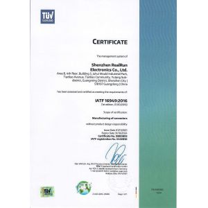 Shenzhen Realrun Electronic Co., Ltd. Certifications