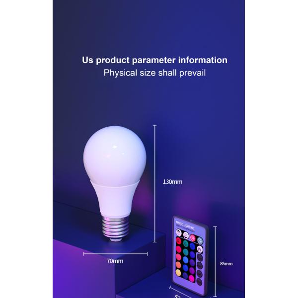 LED Light Atmosphere Light Home Decoration Bulb with Intelligent Control and Remote