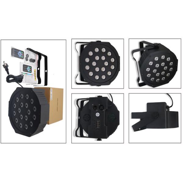 New RF Remote control 18 x 1w RGB Led Flat Par Dmx512 Stage Lighting Stage Dj Light