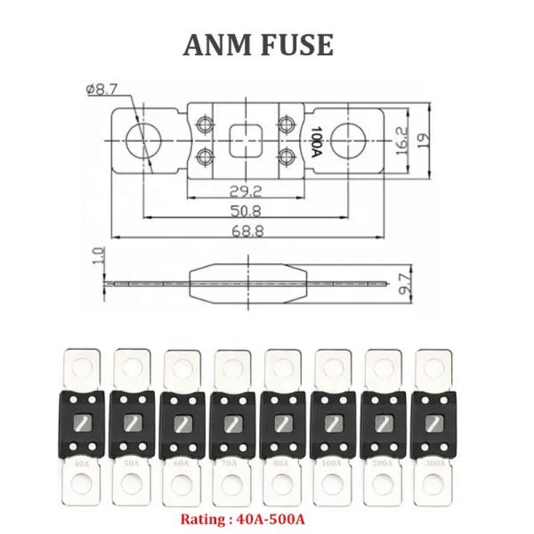 2 Way Auto Car Mega Fuse Holder
