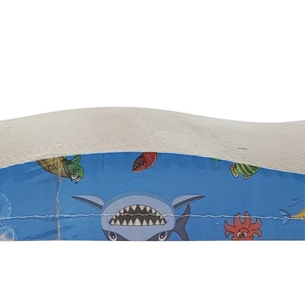 Wave Shape Cat Scratching Board Scratch Resistant Corrugated Cardboard Scratching Post