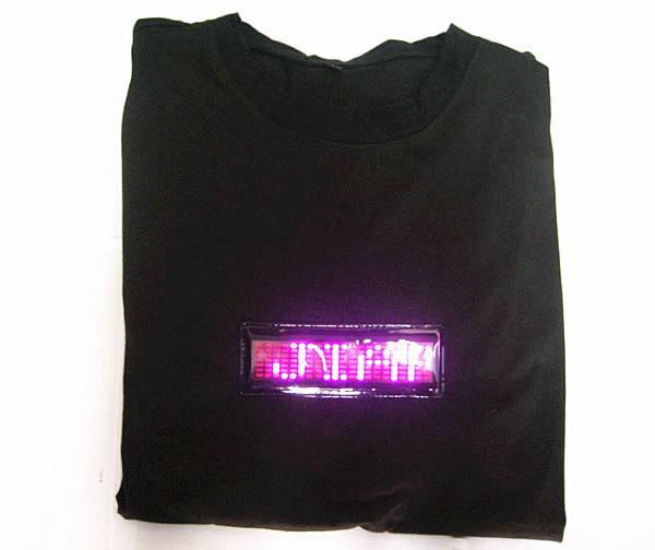 Programmable LED sign T-shirt for party LED panel for Tshirt ,party led tshirt