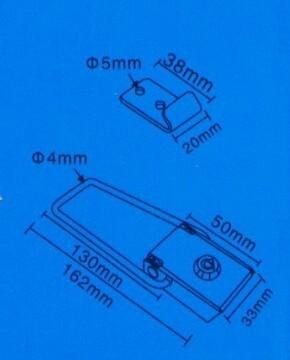 Stainless Stee Ipad Enclosure Locks Light Box Lock Bus Platform Lock
