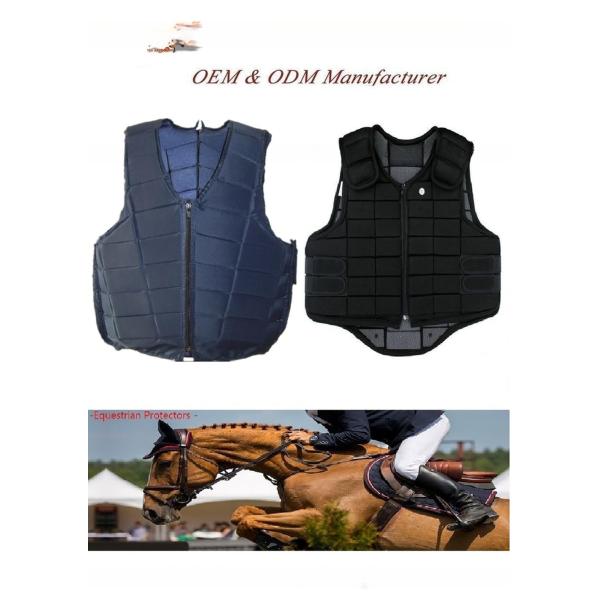 CE Certification Black Horse-Riders Body Vest for Lightweight Care and Protection