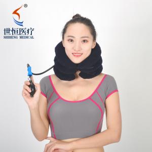 China Universal size neck brace half flannel cervical support brace supplier on sale