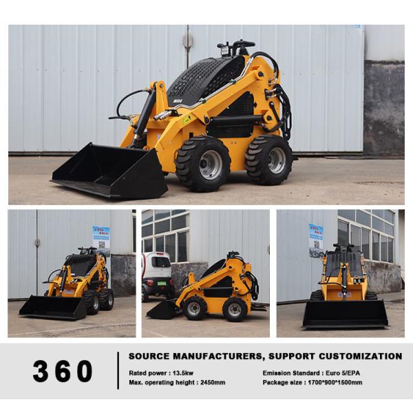 Remote Control Mini Skidsteer Earth Moving Machinery