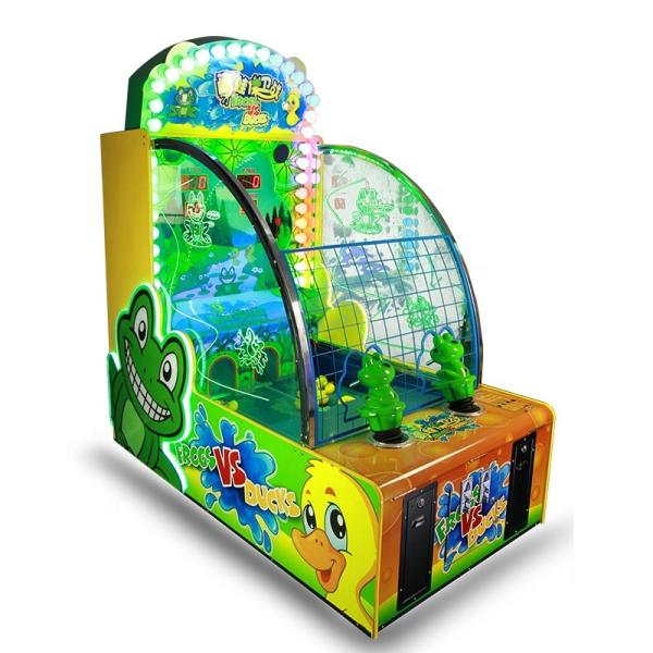 Duck Coin Operated Lottery Ticket Game Machine Metal + Acrylic + Plastic Material