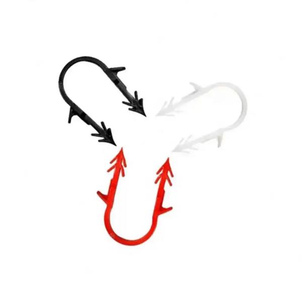 Self Adhesive Installation Plastic Underfloor Heating Pipe Clip Durability