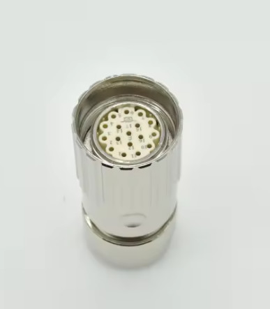 M23 17pin Electrical Waterproof Male And Female IP67 Signal Connector