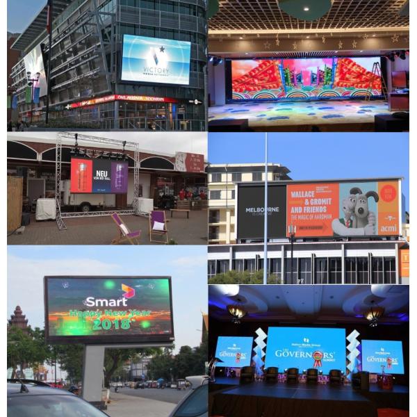 240x120mm Custom Shape Led Screen P2 P3 P4 Cylinder Led Display