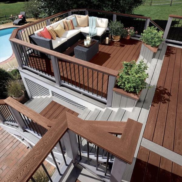 Outdoor WPC/PVC Base for Deck Tiles Modern Design Online Technical Support Included
