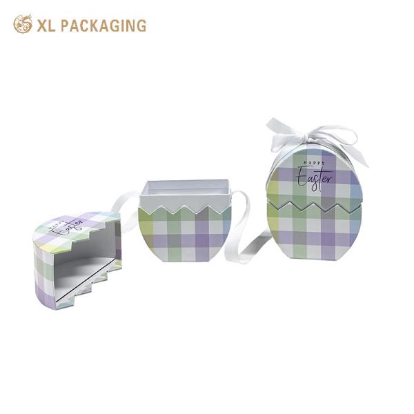 XL Packaging Custom Custom Gift Box Packaging Factory Luxury Custom Gift Box Custom Easter Candy Gift Box Egg Shape Printed Corrugated Kraft Paper For
