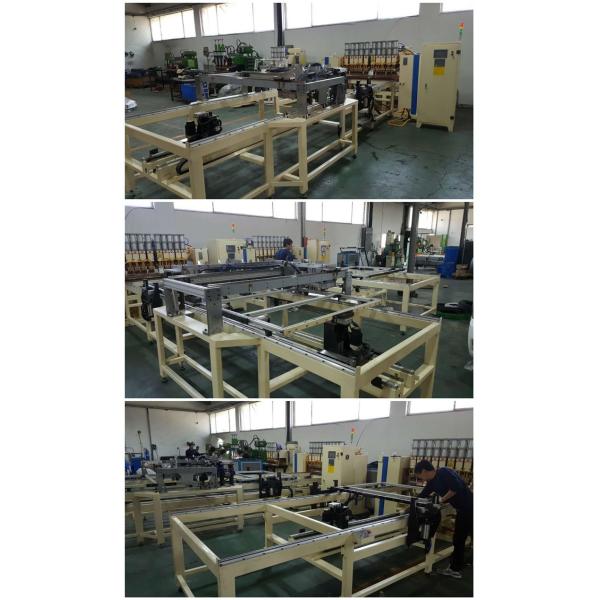 Fully Automatic Spot Welding Machine For Oven Glide Rack With Wire Hopper