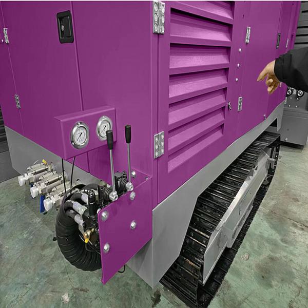 Crawler Air Compressor Screw High Pressure Air Compressor Machine Mining Air Compressor