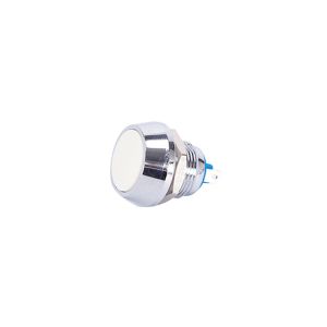 2Pin 12mm Momentary Push Button Switch , IP65 Flat Momentary Switch