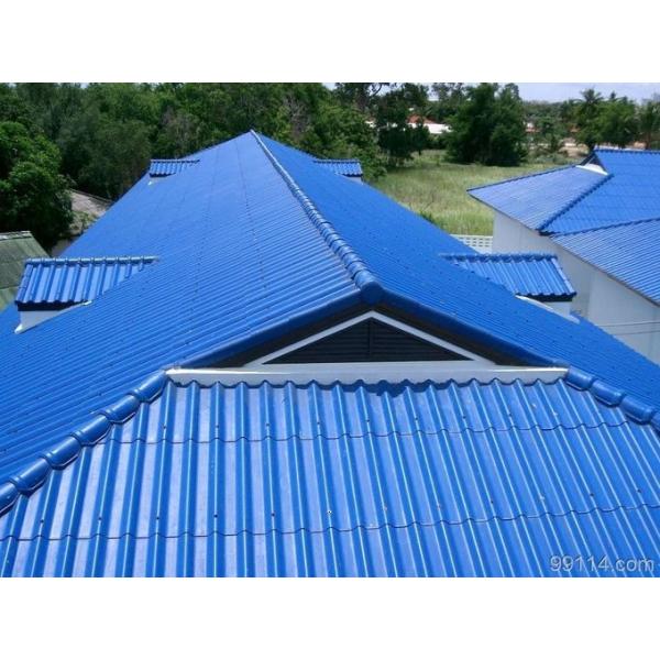 Metal Ridge Cap Roll Forming Machine 0.8mm With Step On Surface For Glazed Tile 5.5KW