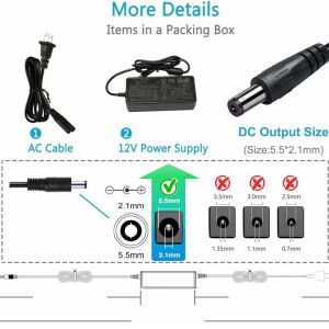 UL Electric Class II Power Supply 12V 5A 240V Customised With Desktop Connection
