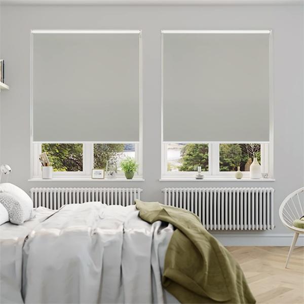 High End Plain Color FR 3m Width Blackout Roller Blinds Fabrics For Hotel