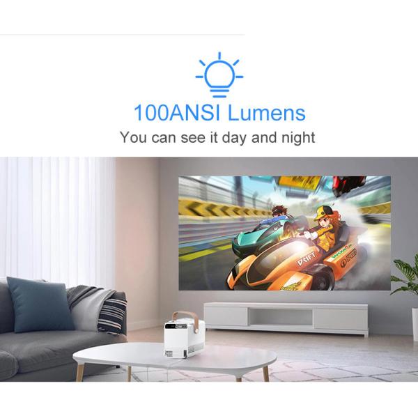 LCD Portable Multi Media Projector LED For Home Theater And Entertainment