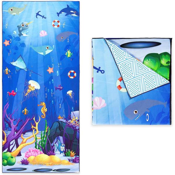 Soft Microfiber Suede Beach Towel For Maximum Comfort