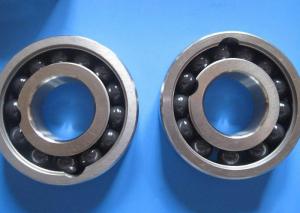China Hybrid Construction Ceramic Ball Bearings , GCr15, AISI440C, 316, 304 For Inner & Outer Ring on sale