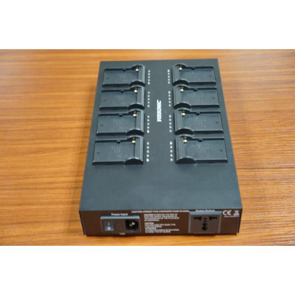 Lightweight Charger Box For Audio Conference Microphone Unit Battery 8pcs Battery Charger In One Time