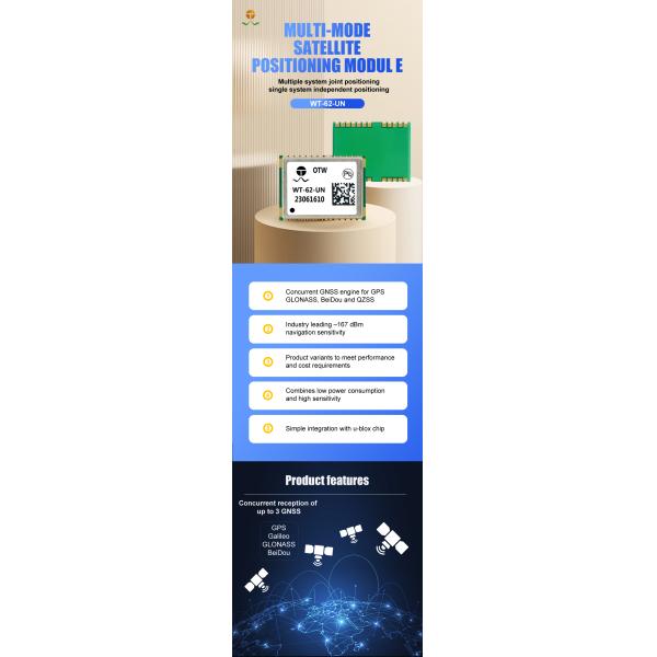 WT-62-UN Anti-Theft GPS Module for Vehicles with UART TTL Output