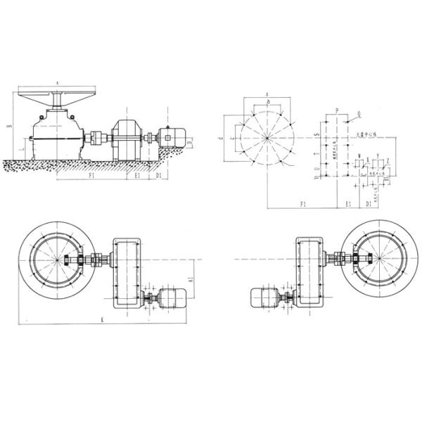 Round Disk Table Vibration Feeder Machine Horizontal Vibratory Feeder