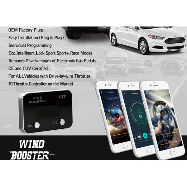CE TUV Car Throttle Controller Ultra Thin With Blue Digital Display