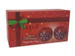 Custom Christmas Gift Box Colorful Auto Lock Paperboard Box Printed E Flute