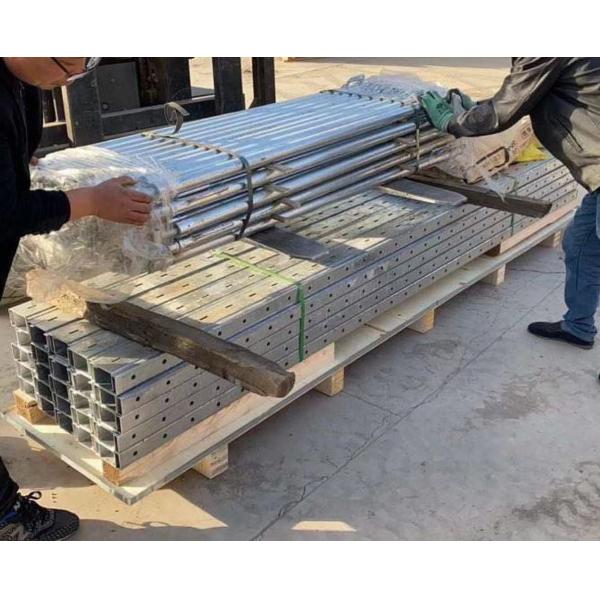 Snap In Self Locking Steel Bracing Alignment System For ICF Wall Construction