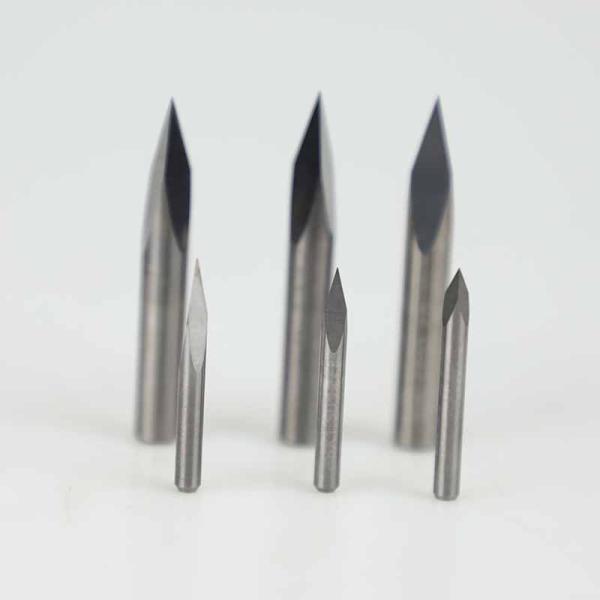 Customizable ODM/OEM CNC Pointed Flat End Mill Triangular Milling Cutter Stone and Metal for Engraving and Milling