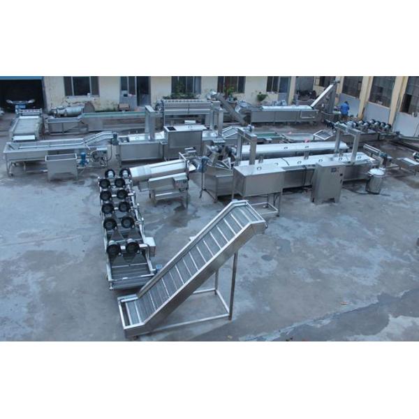 Large Scale Frozen French Fries Production Line High Automatic 1000-2000kgh Capacity