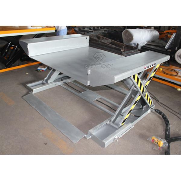 Auto Zero Low Profile Electric Scissor Lift Table For Pallets Load By Pallet Truck 1.5ton