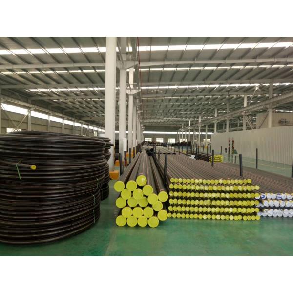 HDPE High Density Polyethylene Pipe For Gas Supply Pipe System PE80 PE100
