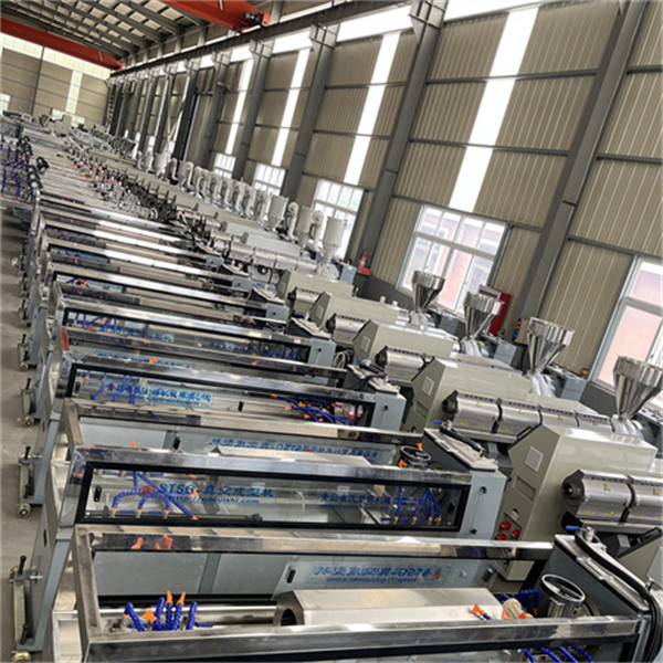 Plastic Cable Protecting Corrugated Pipe Extruder , PE Corrugated Pipe Making Machine