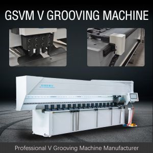 High Speed Aluminium Sheet Grooving Machine V Metal Grooving Machine Elevator