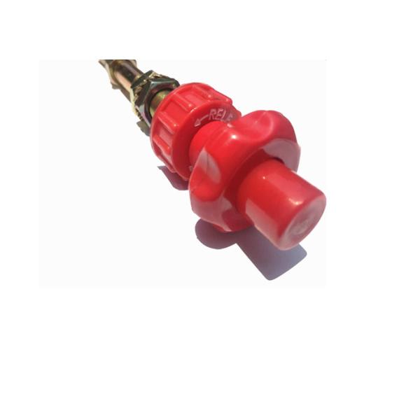 Micro Adjust Push Pull Control Cable Head Red Color Micro Adjustment Control Handle