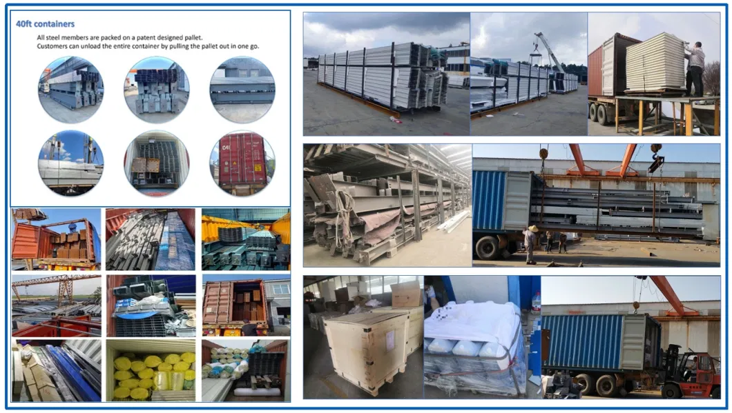 Prefab Light Steel Structure Industrial Construction Steel Farm Shed Warehouse for Storage