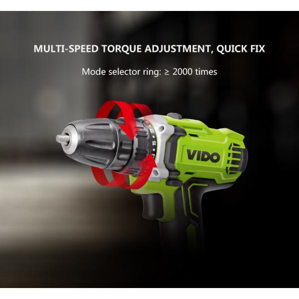 18V 10mm Chuck Cordless Hammer Battery Drill Driver Set