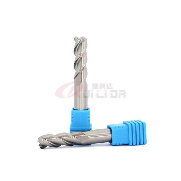 3/8" 5/16" 3 Flute End Mill 1/4 Shank Sheet Metal Corner Radius Cutter HRC50