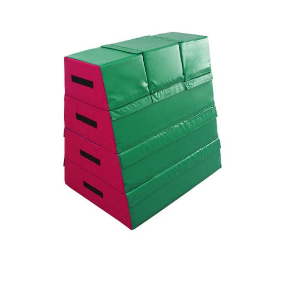 Gymnastics Shape Mat Soft Children Height Adjustment Stackable Jumping Plyo Box