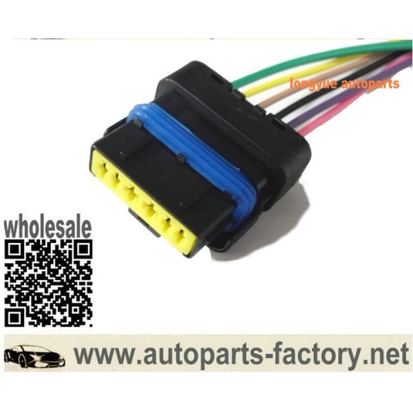 longyue FCI 6 way female car injector connector plug harness 6"