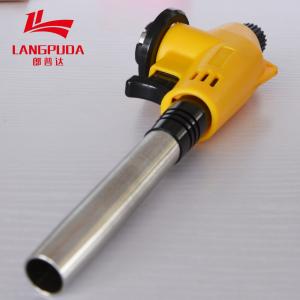 Quality Auto Ignition Gas Heating Torch , Brass Butane Gas Flame Gun for sale