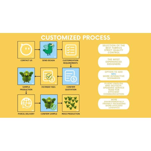 Squeaky Chicken Plush Keychain Low MOQ Decompression Animal Plush Toys 4