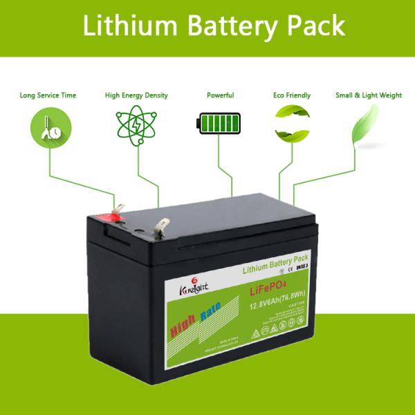 12.8v 6ah Lifepo4 Lithium Iron Battery For Home Energy Storage System